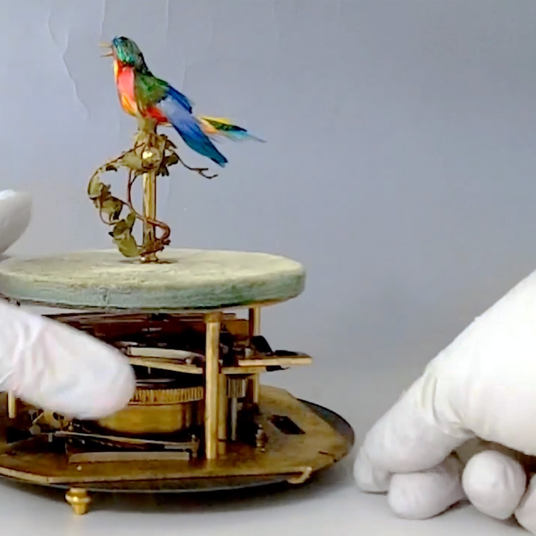 French bird automaton